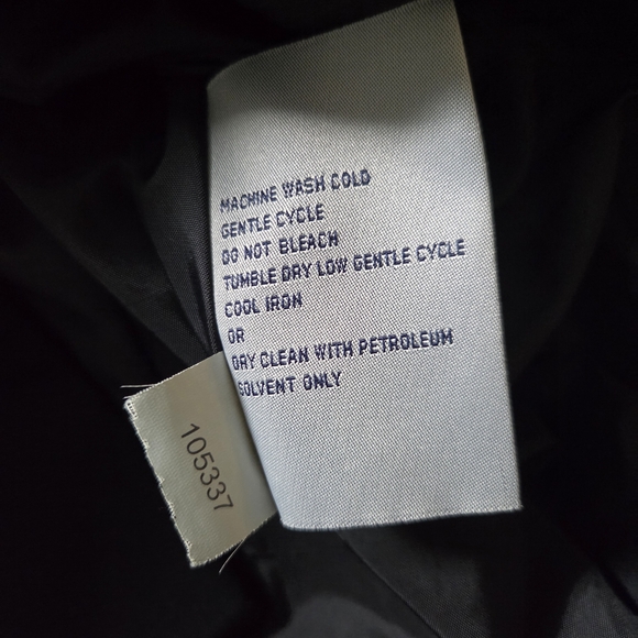 Anne Klein Elegant Black Pea Coat - Picture 4 of 8